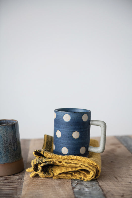 Stoneware Cup with Saucer Mug Set