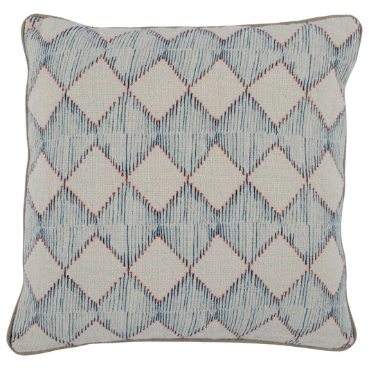 CP Riviera Blue Red 20x20 Accent Pillow